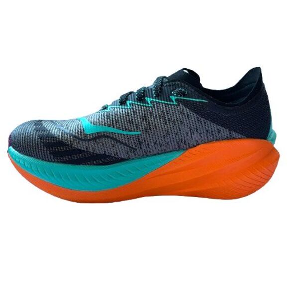 Hoka One One Women’s Size 8.5 D Wide Mach X 2 Black Electric Aqua 1162410 BCQ - Picture 3 of 10